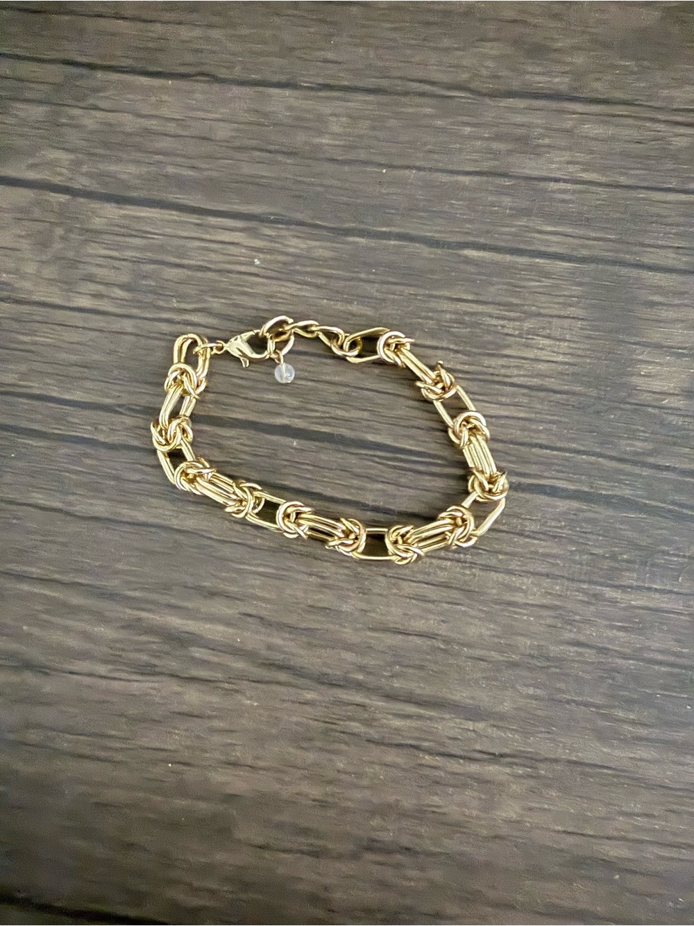 T.J.Maxx Gold Knot Link Bracelet